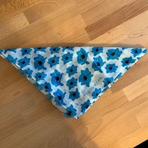 Beautycounter Blue Floral Scarf RARE